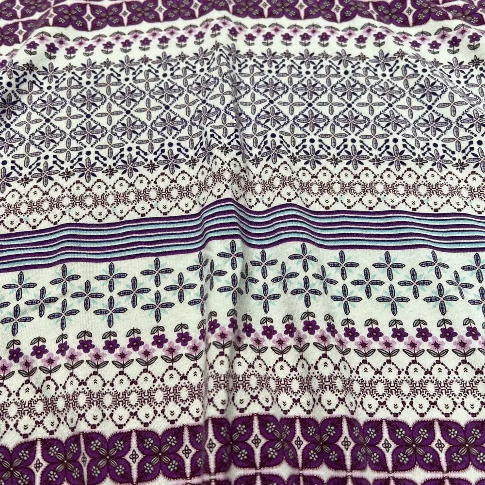 Childrens Place Girls T Shirt Dress Geo Print Purple Pink Fit and Flare XL